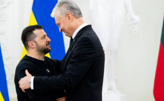 Į Vilnių atvyko Ukrainos prezidentas Volodymyras Zelenskis